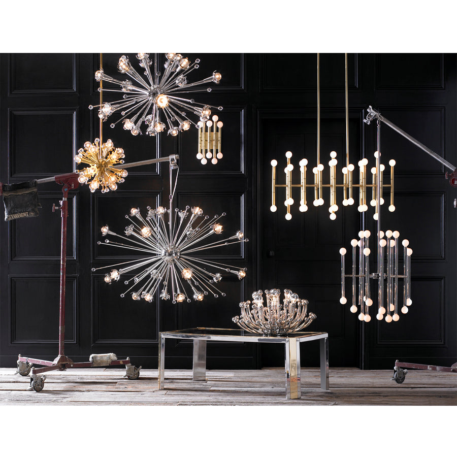 Crowned Bulbs Chandelier | Jonathan Adler Mini Sputnik | Oroa.com