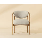 Modern European furniture - Round Oak Frame Dining Armchair - www.oroa.com
