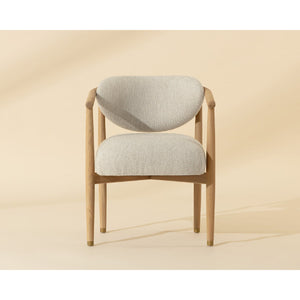   Modern European furniture - Round Oak Frame Dining Armchair - www.oroa.com | Oroa.com