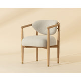 Modern European furniture - Round Oak Frame Dining Armchair - www.oroa.com