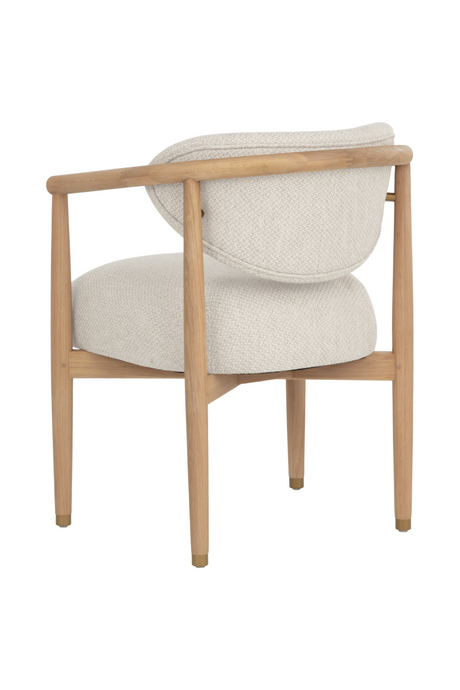 Modern European furniture - Round Oak Frame Dining Armchair - www.oroa.com