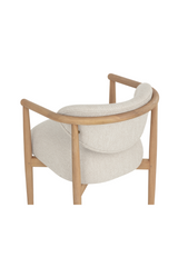 Modern European furniture - Round Oak Frame Dining Armchair - www.oroa.com
