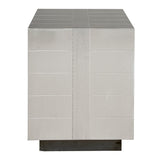 Nickel-Plated Bedside Table | Jonathan Adler Talitha | Oroa.com