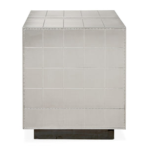 Nickel-Plated Bedside Table | Jonathan Adler Talitha | Oroa.com