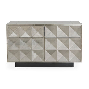 Nickel-Plated 6-Drawer Dresser | Jonathan Adler Talitha | Oroa.com