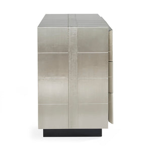 Nickel-Plated 6-Drawer Dresser | Jonathan Adler Talitha | Oroa.com