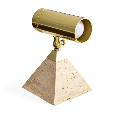 Travertine Pyramid Spotlight | Jonathan Adler Topanga | Oroa.com