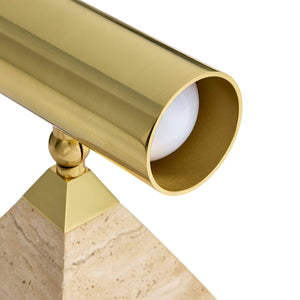 Travertine Pyramid Spotlight | Jonathan Adler Topanga | Oroa.com