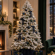 Modern European furniture - 7FT Snow‑Flocked Christmas Tree - www.oroa.com