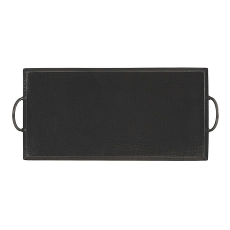 Sanzo Hammered Rectangle Metal Tray