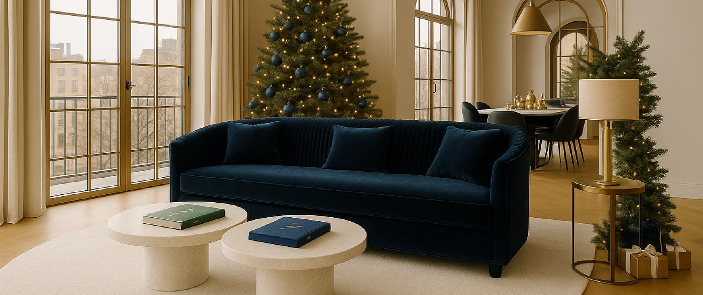 Dark Blue Sofa - www.oroa.com
