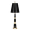 Brass Accent Lacquered Buffet Lamp | Jonathan Adler Versailles | Oroa.com