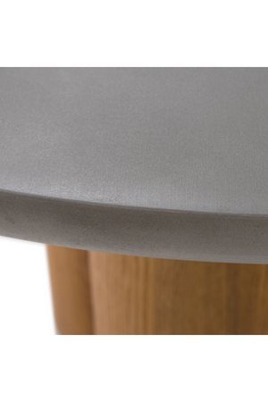   Walnut Base Round Dining Table | Oroa.com