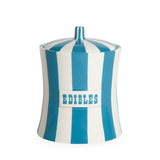 Vertical Striped Porcelain Canister | Jonathan Adler Vice | Oroa.com