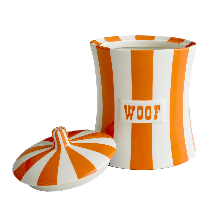 Stripes Porcelain Canister | Jonathan Adler Vice Woof | Oroa.com