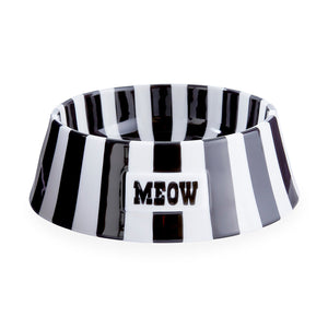 Porcelain Pet Bowl | Jonathan Adler Vice Meow | Oroa.com