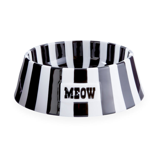 Porcelain Pet Bowl | Jonathan Adler Vice Meow | Oroa.com