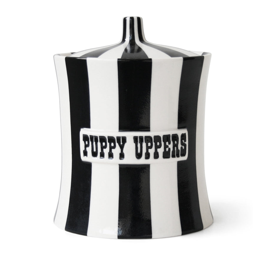 Porcelain Puppy Uppers Canister | Jonathan Adler Vice | Ora.com