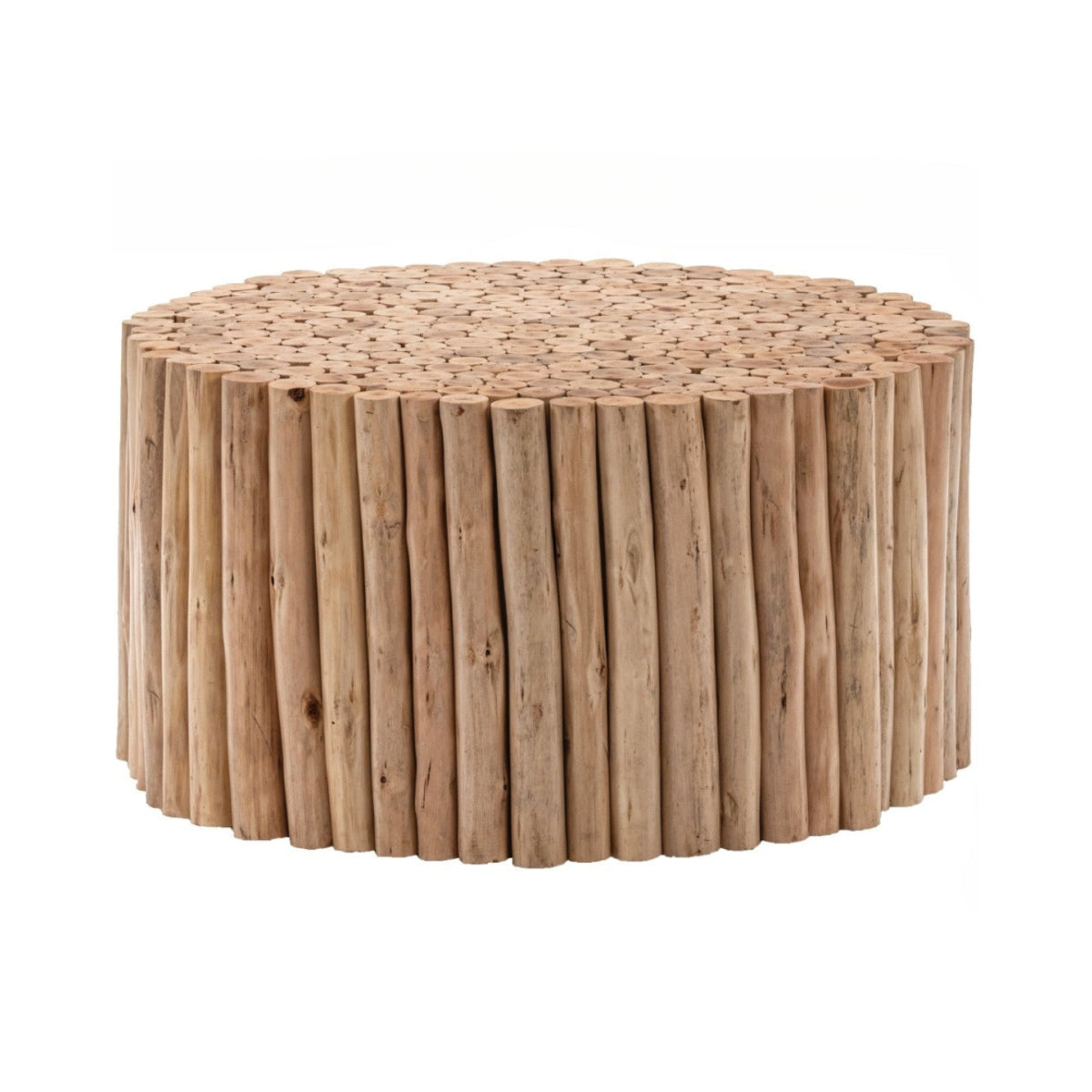 Natural Acacia Round Coffee Table | Catchy