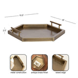Halsey Hexagon Decorative Tray