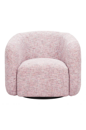   Pink Tweed Swivel Chair | Oroa.com