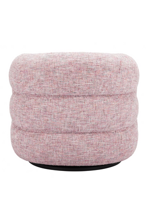   Pink Tweed Swivel Chair | Oroa.com