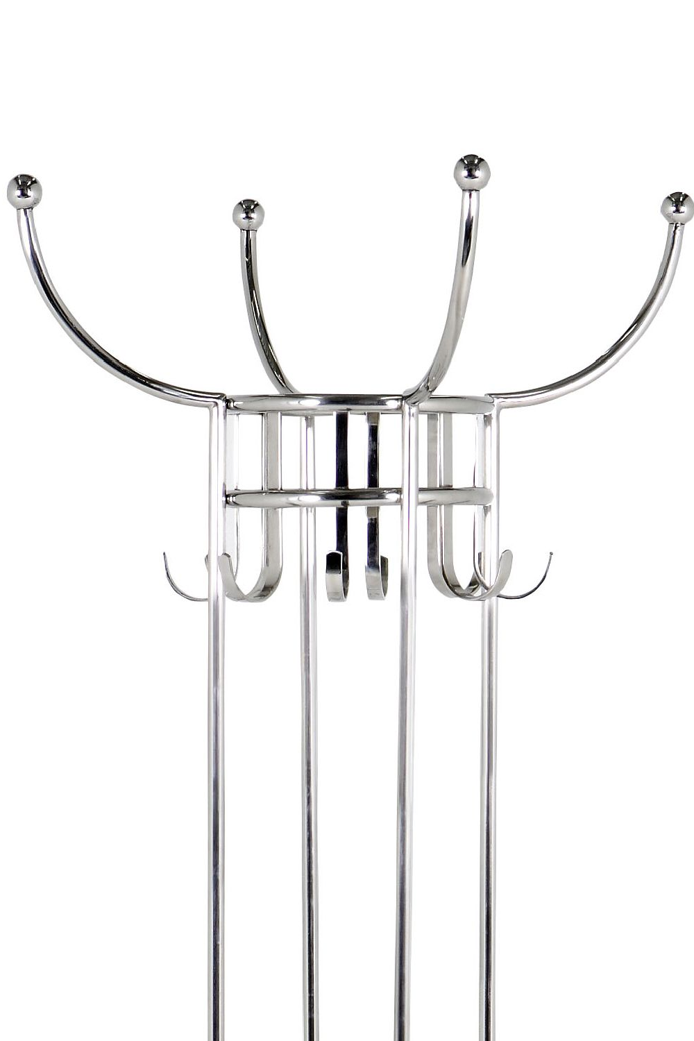 Silver coat rack online stand