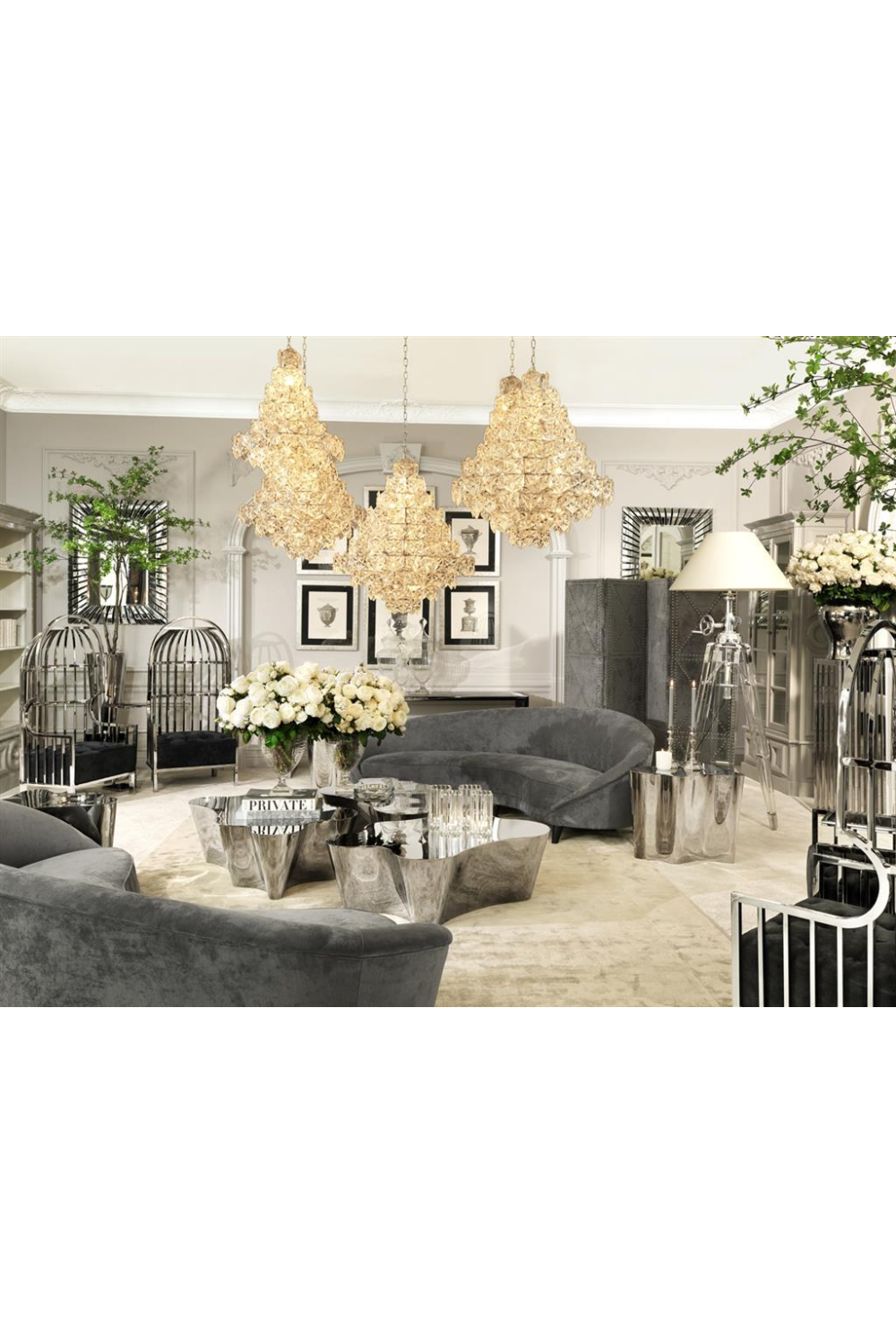 Silver Planter | Eichholtz Oberoi | OROA Modern & Luxury Furniture