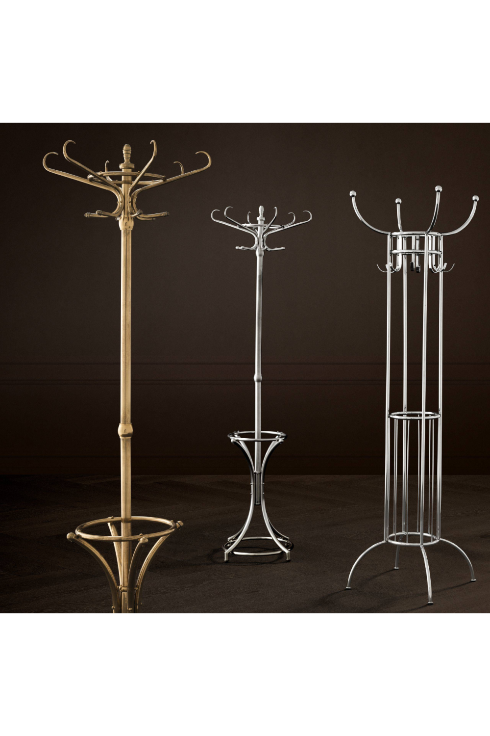 Coat best sale rack brass