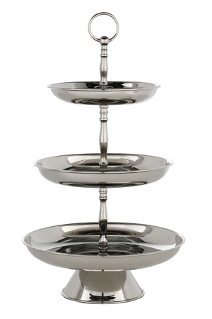 Silver Triple Cake Stand | Eichholtz Oriole | OROA