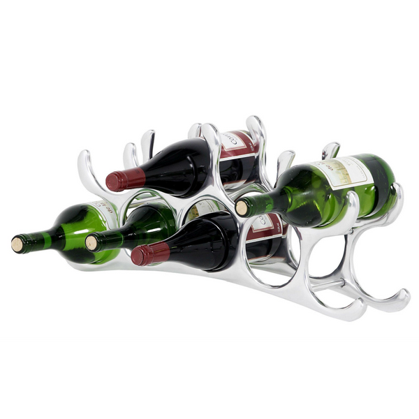 Aluminium outlet wine rack