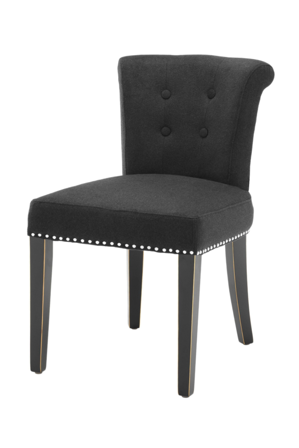 Black Cashmere Dining Chair | Eichholtz Key Largo | Oroa.com
