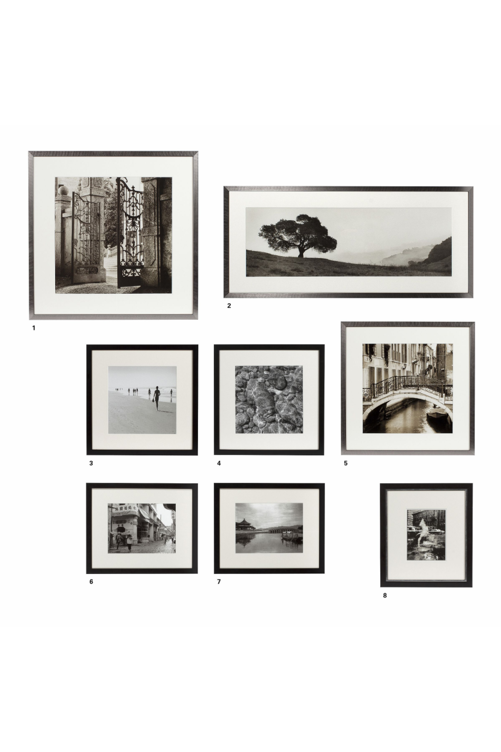 Black and White Print (set of 8) | Eichholtz Travelling | OROA