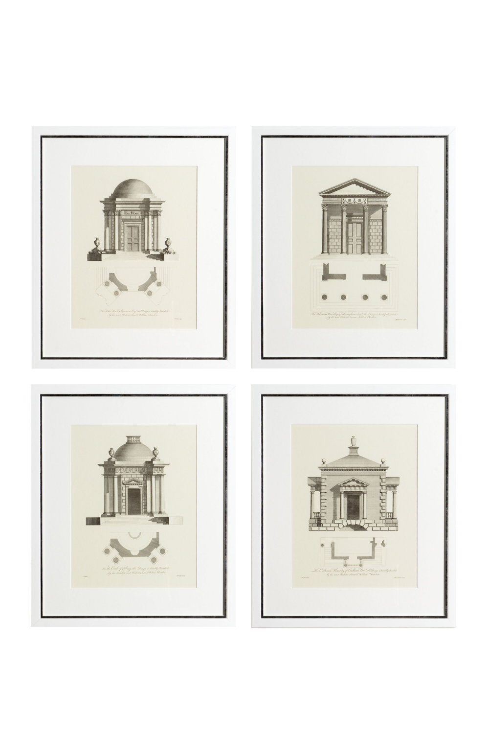 Classic Building Print (Set of 4) | Eichholtz Architecture | OROA