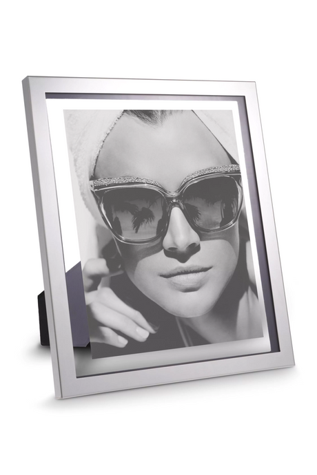 Silver Clear Glass Picture Frame | Eichholtz Brentwood - XL | Oroa.com