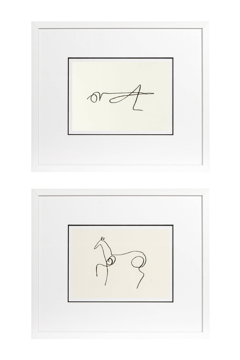 Grasshopper and Horse Print (Set of 2) | Eichholtz Picasso | OROA