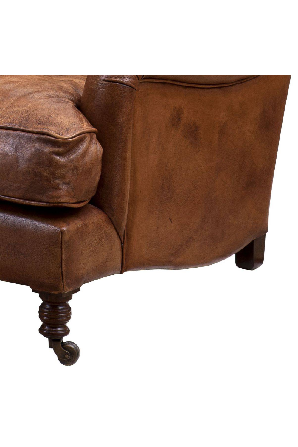 Tobacco Leather Lounge Chair | Eichholtz Highbury | Oroa.com