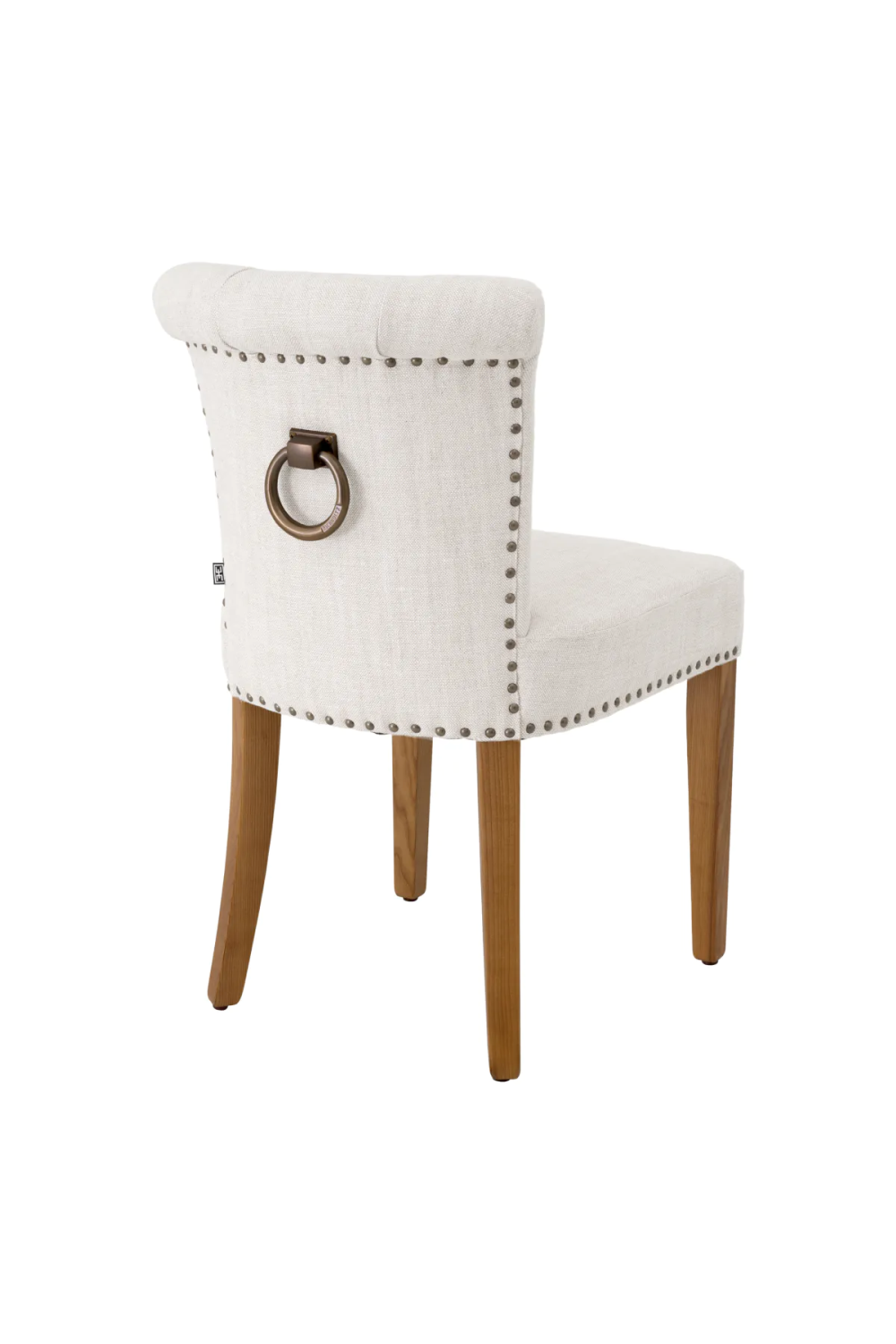 Cream studded dining outlet chairs