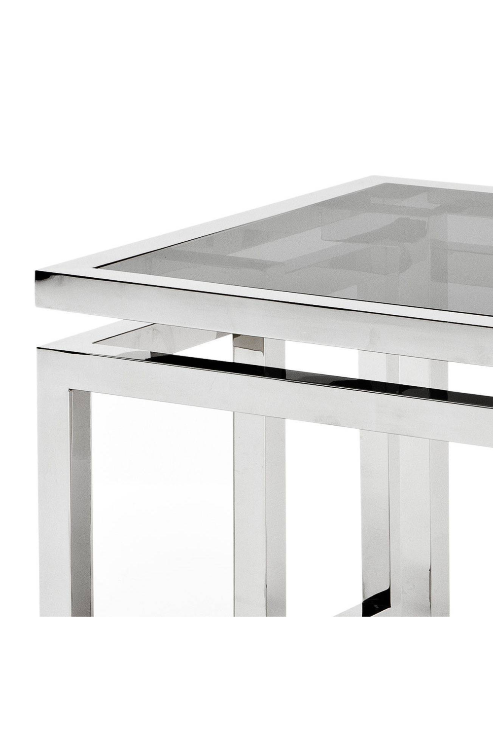 Square Silver Side Table | Eichholtz Palmer | OROA