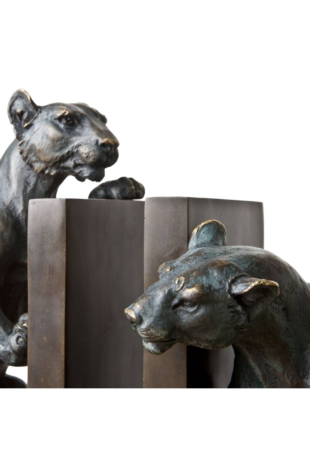 Bronze Bookend Set of 2 | Eichholtz Lioness | OROA