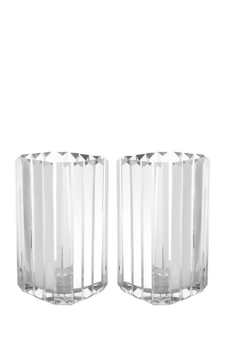 Glass Candle Holder (set of 2) | Eichholtz Howell | OROA