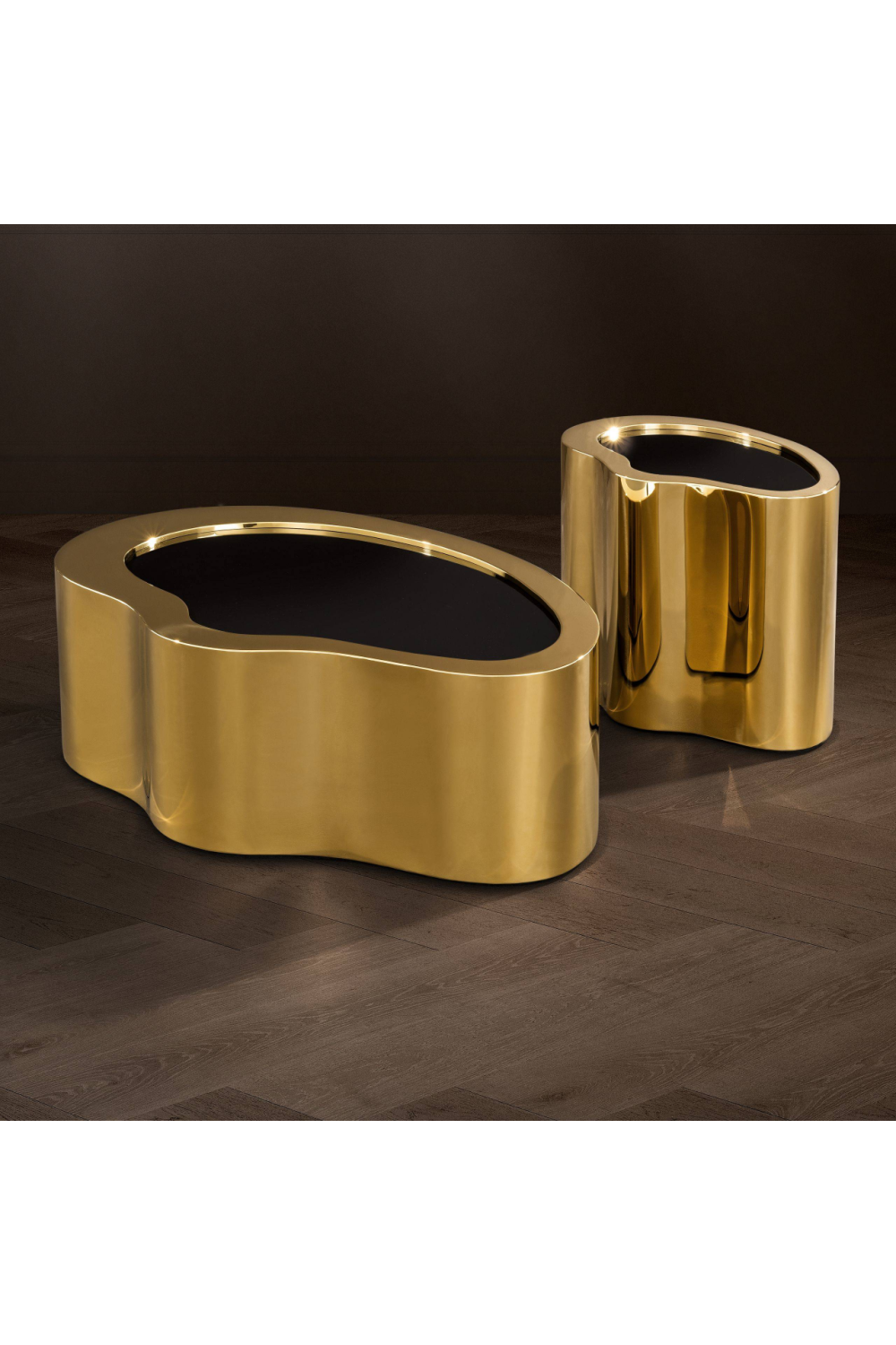 Gold & Black Side Table | Eichholtz Gibbons | OROA