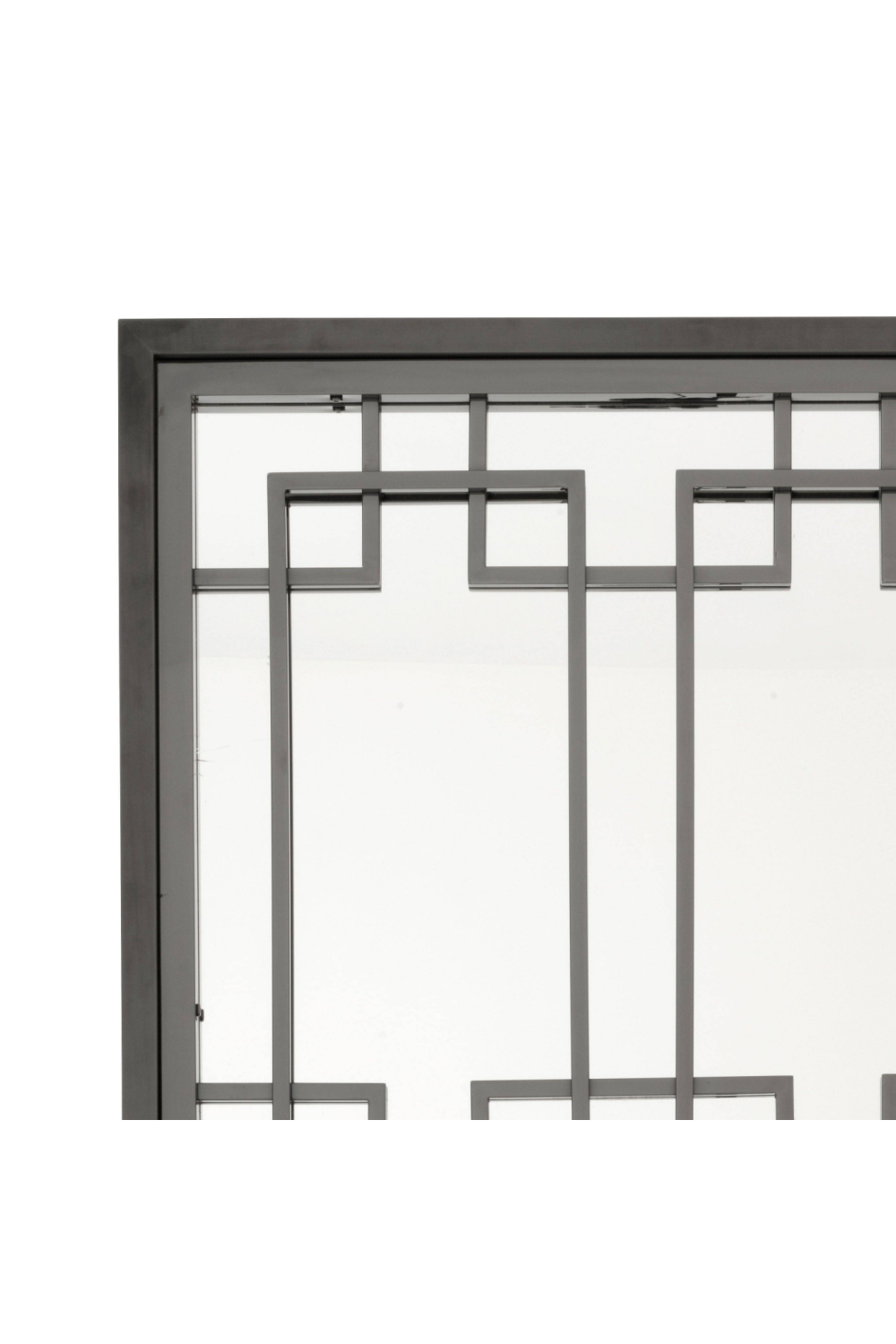 Black Trellis Frame Wall Mirror | Eichholtz Mota | OROA