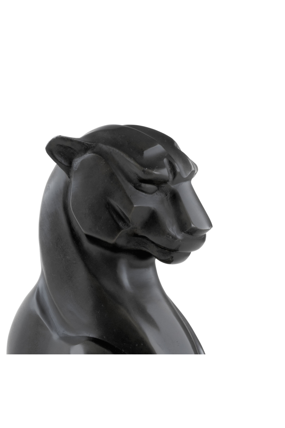 Black Leopard Statue Panthere Noir