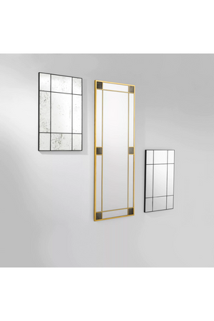 Antique Weathered Glass Grid Mirror | Eichholtz Mountbatten | OROA