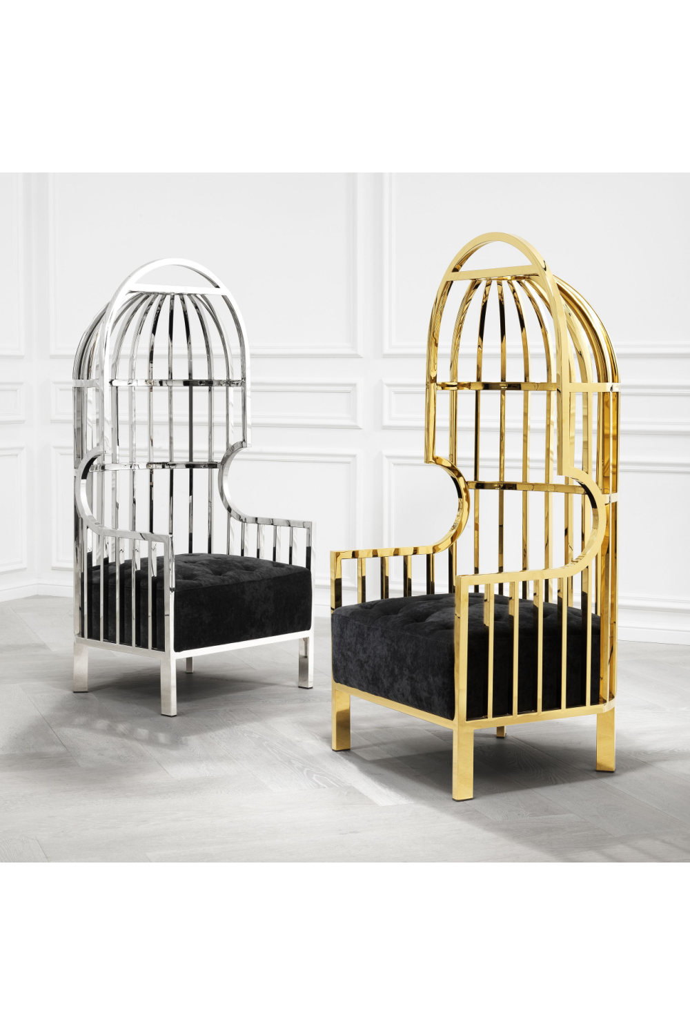 Gold Metal Birdcage Chair | Eichholtz Bora Bora | Oroa.com