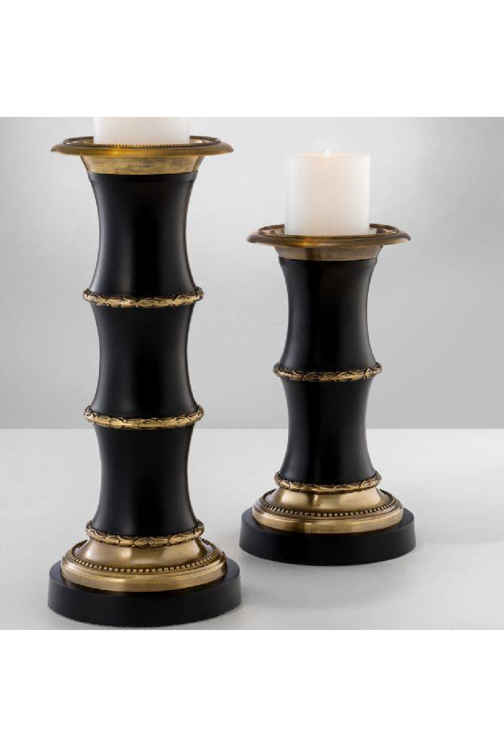 Vintage Brass Candle Holder - L | Eichholtz Mamounia | OROA.com