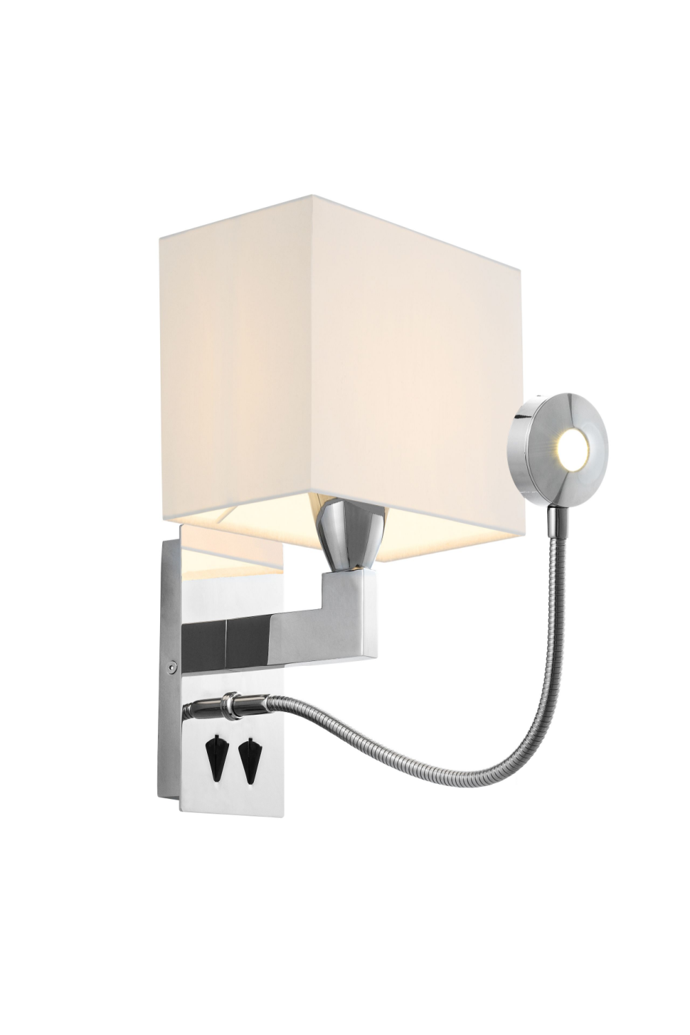 Silver Wall Lamp With Picture Light | Eichholtz Reading |  OROA