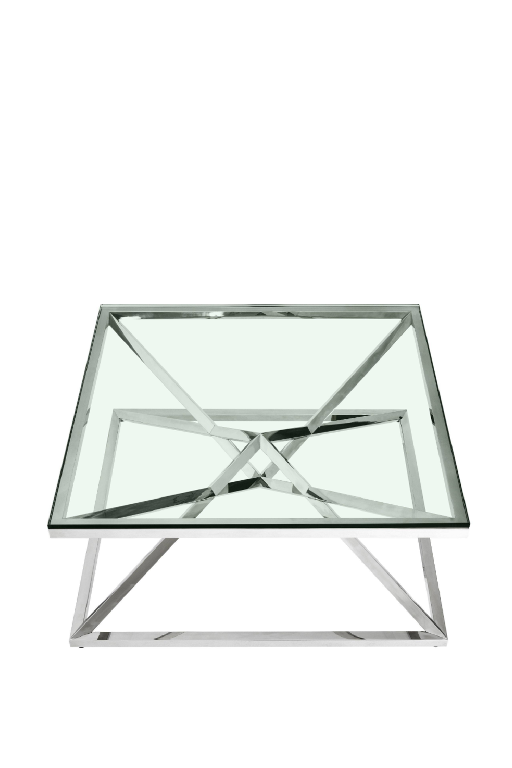 Crossed Leg Silver Coffee Table | Eichholtz Connor | OROA