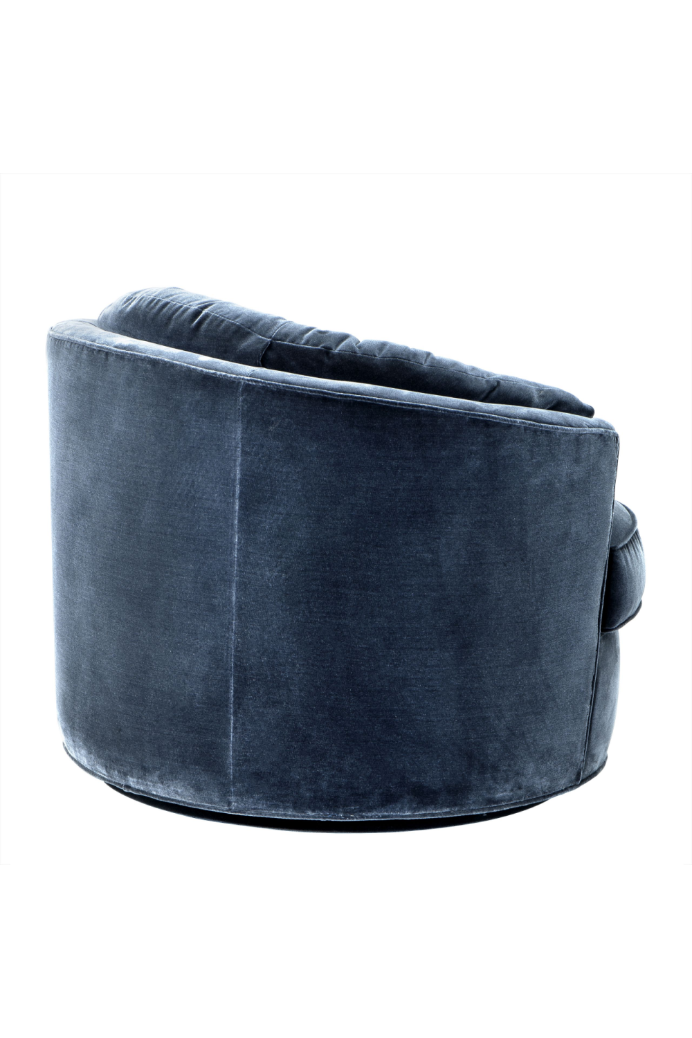 Blue Velvet Swivel Chair Eichholtz Recla